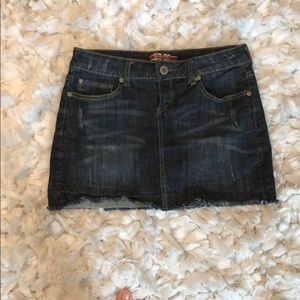 Blue Jean Mini Skirt